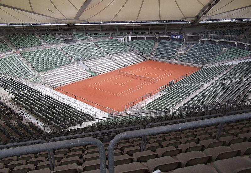 Das Tennisstadion Am Rothenbaum, Hamburg-Harvestehude