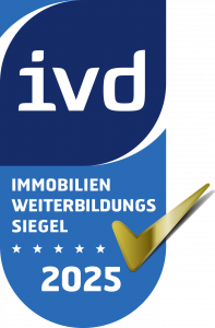 IVD Weiterbildungssiegel 2025 – Leonhard Immobilien als qualifizierter Immobilienexperte vom Immobilienverband Deutschland ausgezeichnet